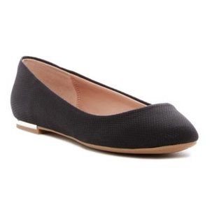 Call it Spring Women Slip On Ballet Flats Fibocchi Size US 5 Black Velvet Fabric